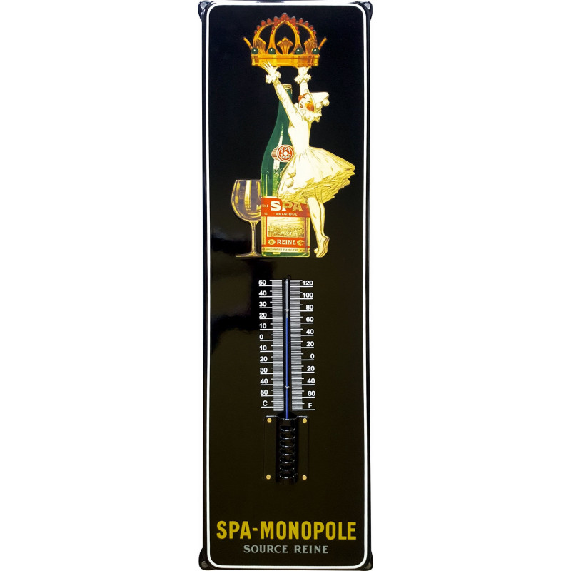 SPA Monopole Emaille Thermometer 21x75 cm mit Ohren SPA Monopole Emaille Thermometer 21x75 cm mit Ohren