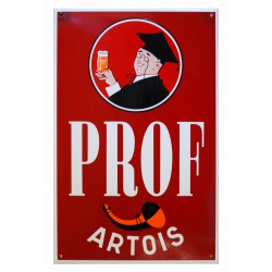 Prof Artois Bier Emailschild