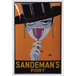 Sandeman Port Emailschild Nostalgisch Emaille 40x60cm - plaques émaillée