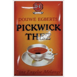 Pickwick Thee Douwe Egberts Emailleschild 40x60cm - Kopien und Repliken