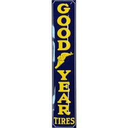Good Year Automobil Emailleschild 23x120cm gewölbt