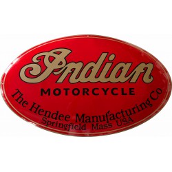 Indian Motorcycle Automobil Emailleschild 120x75cm gewölbt