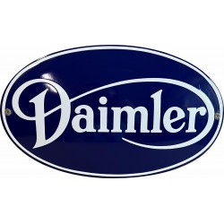 Daimler Automobil Emailleschild 35x21cm gewölbt
