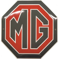 MG Automobil Emailleschild 40cm gewölbt