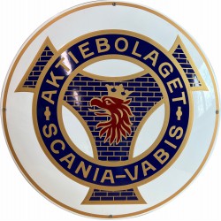 Scania Vabis Aktiebolaget Automobil Emailleschild 50cm