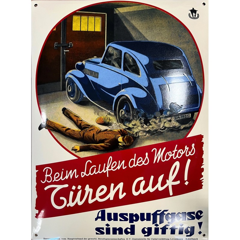 Beim Laufen des Motors Türen auf Auspuffgase sind giftig! Beim Laufen des Motors Türen auf Auspuffgase sind giftig!