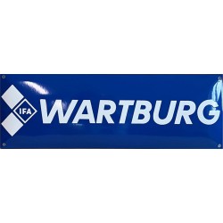 Wartburg Automobil Emailleschild 60x20cm