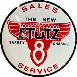 Stutz Sales Service Automobil Emailleschild 60cm