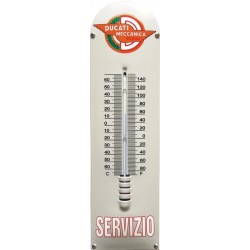Emaille Thermometer mit Ducati logo
