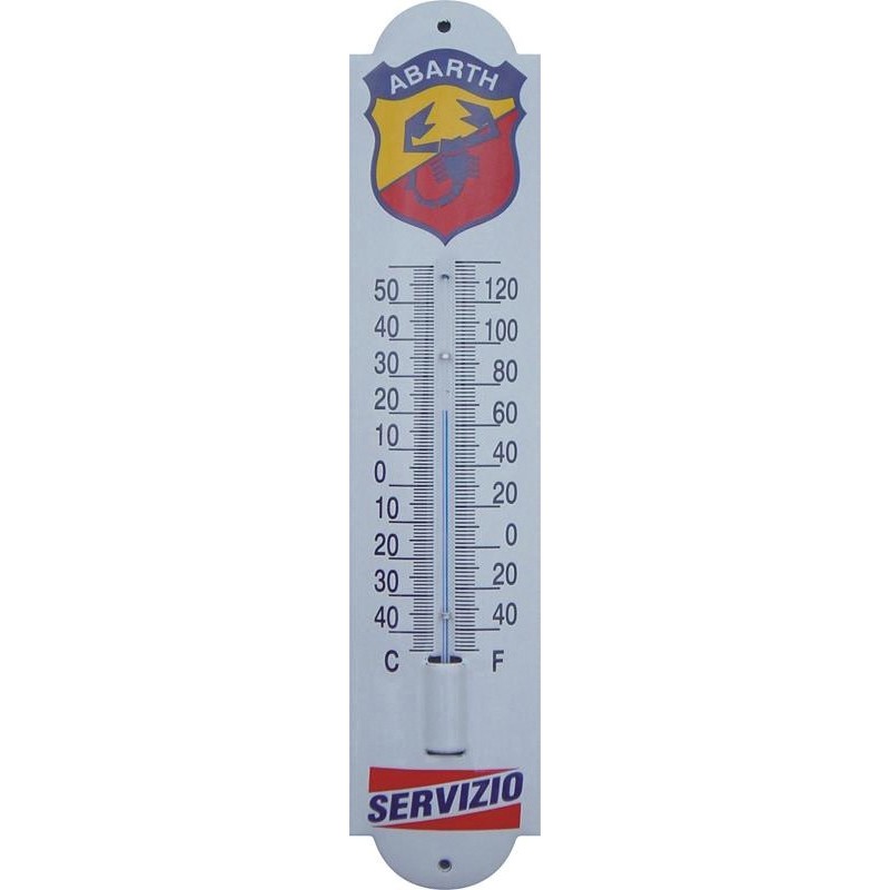 Thermometer mit Abarth Servizio logo Thermometer mit Abarth Servizio logo