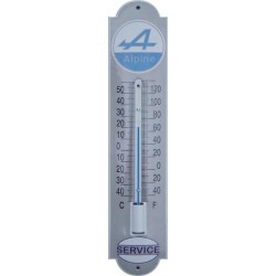 Emaille Thermometer mit Alpine  logo