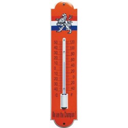 Emaille Thermometer mit Holland Champion Design logo