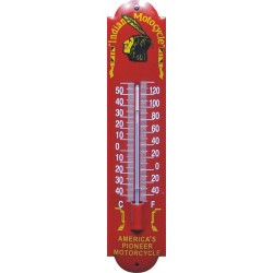 Indian Motocycle Emaille Thermometer 6,5x30cm