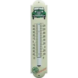 MG Grün Emaille Thermometer 6,5x30cm