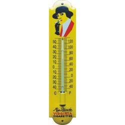 Miss Blanche Emaille Thermometer 6,5x30cm
