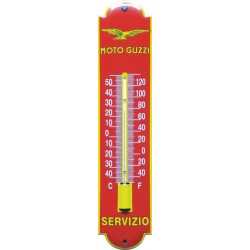 Moto Guzzi Emaille Thermometer 6,5x30cm