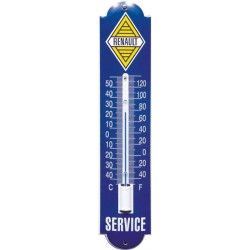Renault Emaille Thermometer 6,5x30cm