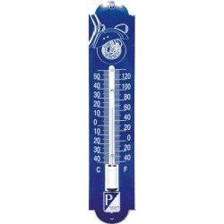 Thermometer - Vespa Piaggio logo 6,5x30cm