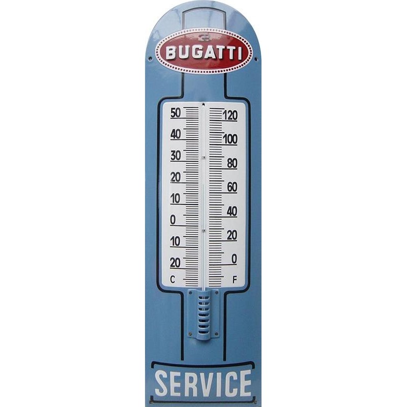 Bugatti Service Emaille Thermometer Bugatti Service Emaille Thermometer