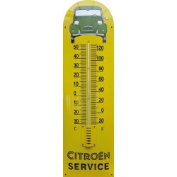 Citroen Service Auto Front Emaille Thermometer