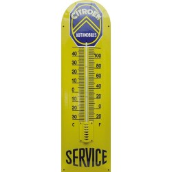 Citroen Service Emaille Thermometer