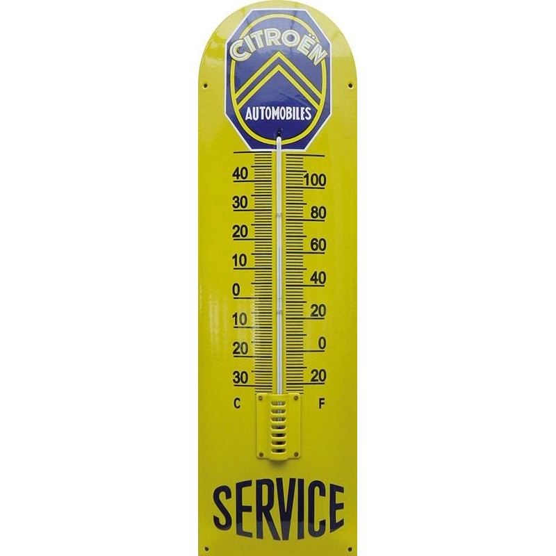 Citroen Service Emaille Thermometer Citroen Service Emaille Thermometer