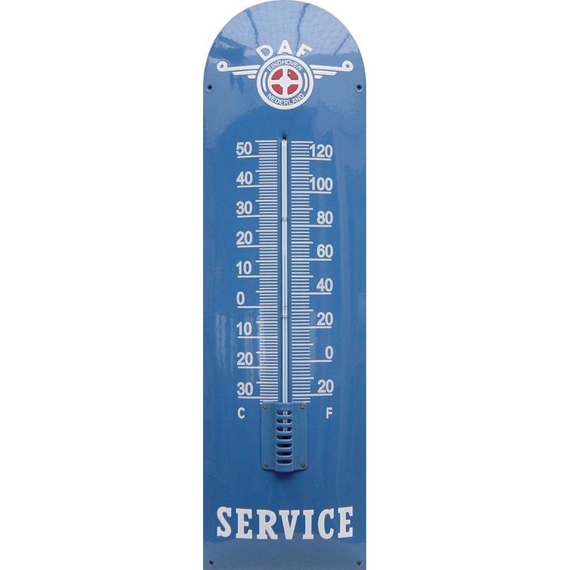 Daf Service Emaille Thermometer Daf Service Emaille Thermometer