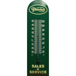 Daimler Sales And Service Emaille Thermometer