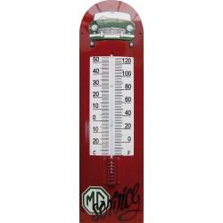 MG Service Auto Front Emaille Thermometer