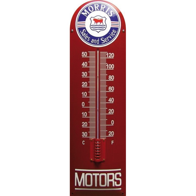Morris Motors Emaille Thermometer Morris Motors Emaille Thermometer