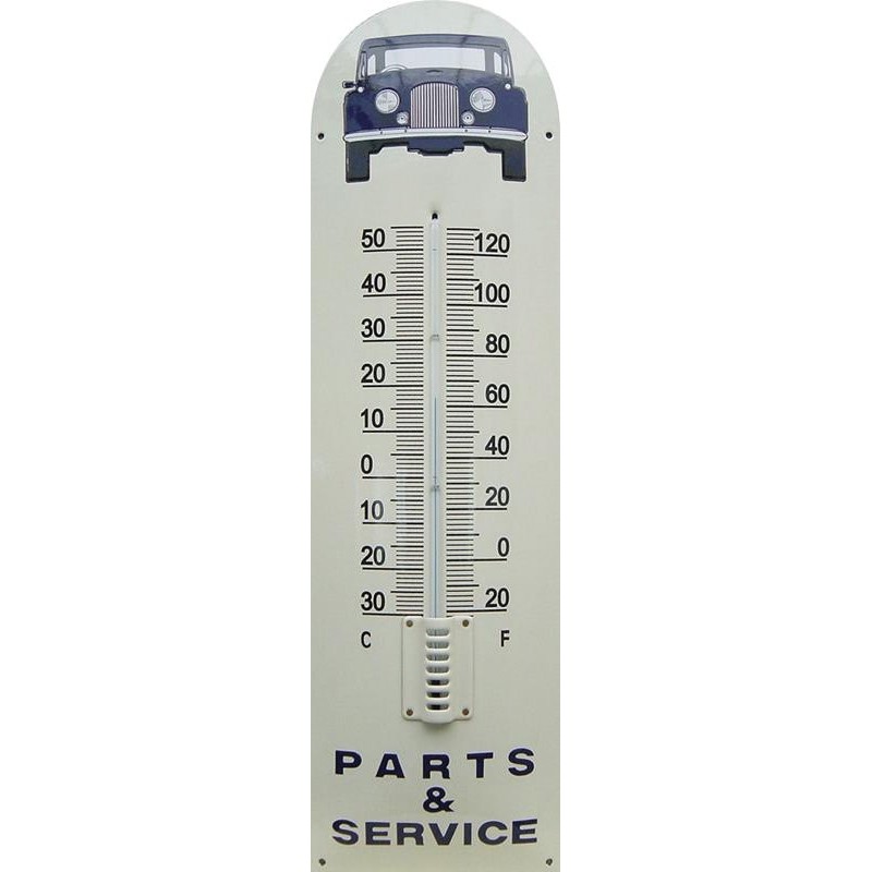 Part And Service Blue Auto Front Emaille Thermometer Part And Service Blue Auto Front Emaille Thermometer