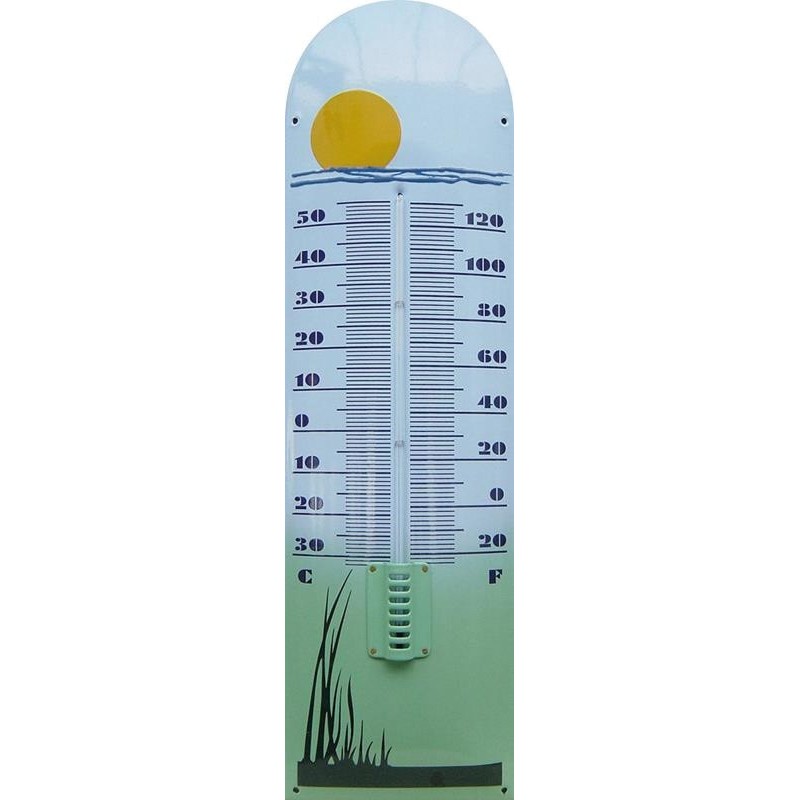 Sun Grass Emaille Thermometer Sun Grass Emaille Thermometer